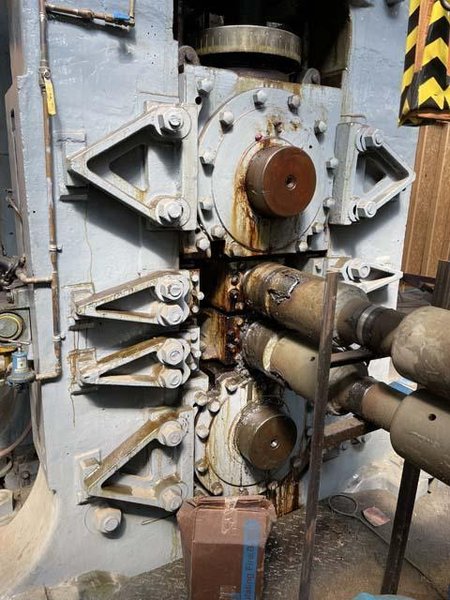 8&quot; X 22&quot; X 20&quot;  BLISS 4-HIGH ROLLING MILL (14537)