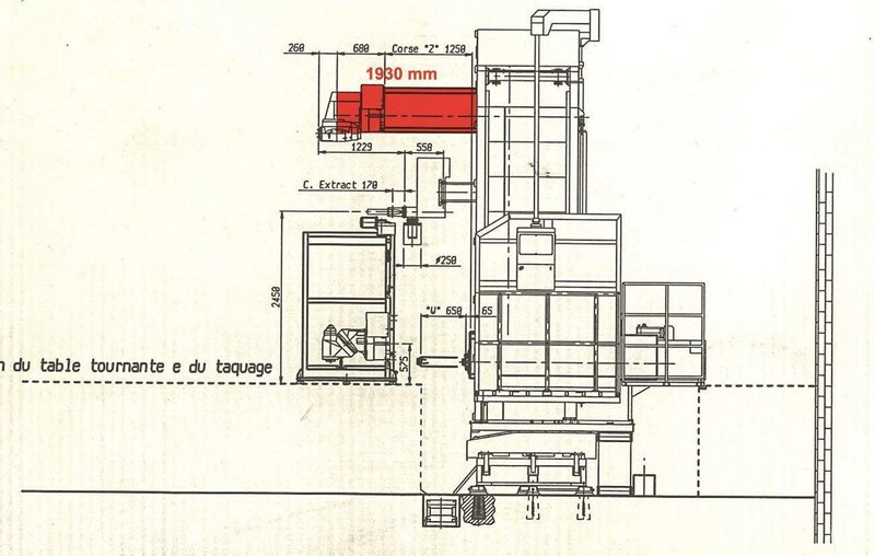 Parpas ML120-1 -8 axes X: 12 000- Y: 3500- Z: 1250 mm CNC