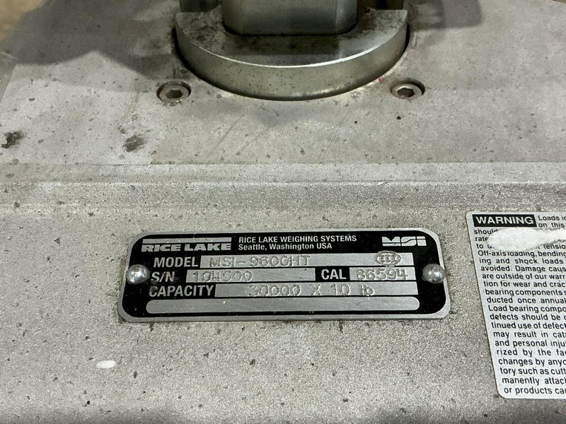 30,000 LBS PORT-A-WEIGH MODEL #MSI-9800HT DIGITAL CRANE SCALE: YOBRO #25146