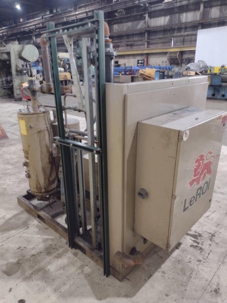 100 HP LEROI MODEL #WEH100SSIIA ROTARY SCREW AIR COMPRESSOR, WATER COOLED: STOCK #21253