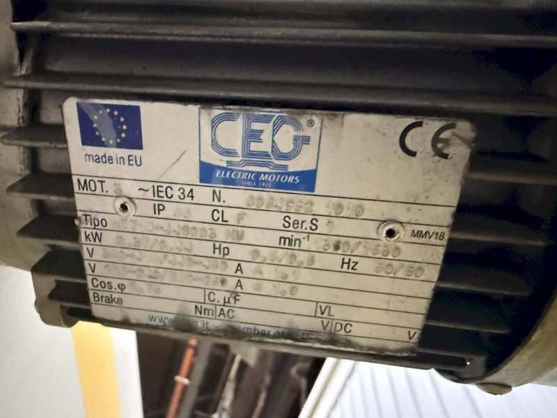 60" RAS MODEL 25.15 ROLL WELD SEAMER / PLANISHER MACHINE: YOBRO #24736