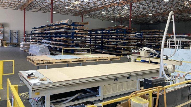 6′ x 18′ AXYZ 5018 Panel Builder CNC Router, 2008