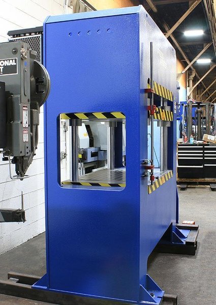 100 TON PRESSMASTER HYDRAULIC FOUR-POST PRESS MODEL 4PP-100 - 48 x 30