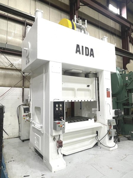 200 ton Aida Straight Side Mechanical Metal Stamping Press For Sale Model # NL2-200, Year 1986