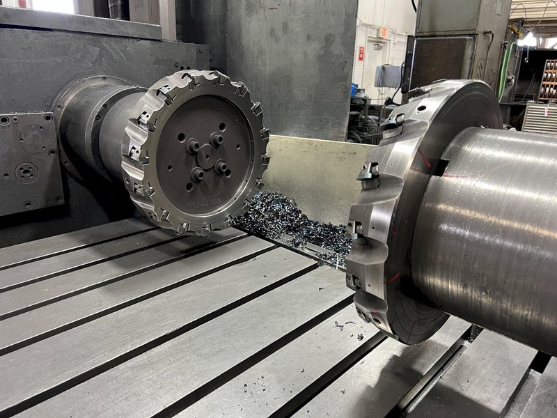 50 HP FRITZ WERNER  DOUBLE SIDED MODEL #FP7V2 HEAVY DUTY DUPLEX MILL/MILLING MACHINE. STOCK # 0309623