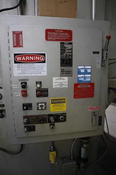 Pacific 110 PF-OBS Hydraulic Press, 110 Ton, 8.25&quot;Stroke, Dual Palm Buttons- Auction Item