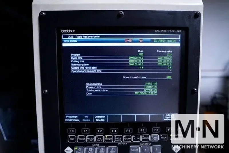 Brother Speedio M140X1 CNC 5- Axis Vertical Machining Center with turning