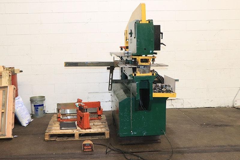 90 TON SCOTCHMAN HYDRAULIC IRONWORKER, MODEL: 9012-24M