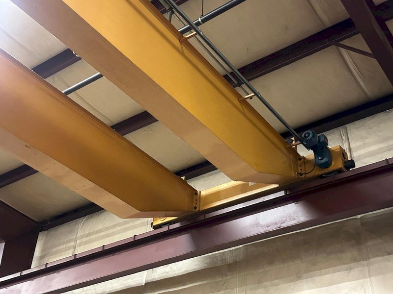 10 TON X 50&#039; DEMAG DOUBLE GIRDER BRIDGE CRANE, NEW 1998: YOBRO #24519
