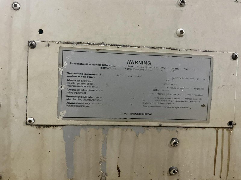 18" METALMIZER MODEL #MS2018-1 VERTICAL BANDSAW: YOBRO #25884