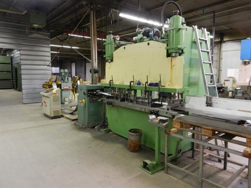 Dimeco decoil./ straight/ feeder - LVD punchpress