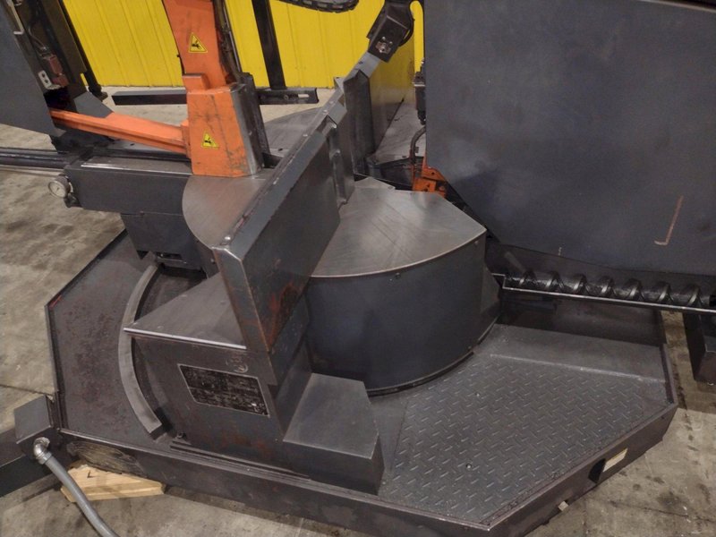 16&quot; X 28&quot; COSEN MODEL #SH-710LDM HORIZONTAL 60° MITERING BAND SAW: STOCK #23643