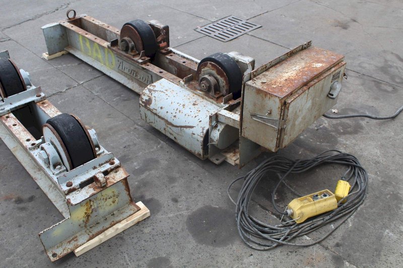 15 TON ARONSON 1 DRIVE 2 IDLERS TANK TURNING ROLLS: STOCK #72464