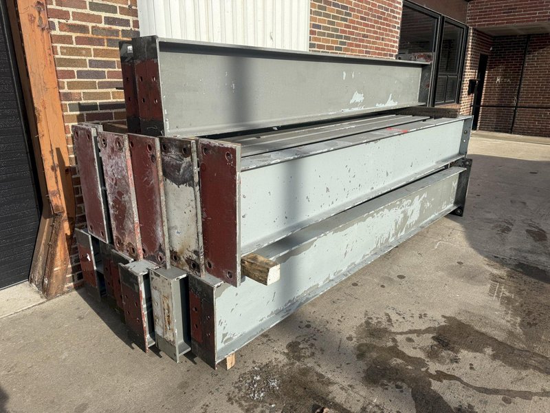 7.5 TON x 48'-9'' x KONE CRANES FREE STANDING CRANE SYSTEM, COMPLETE WITH 140' RUNWAY BEAMS AND UPRIGHTS: YOBRO #24534