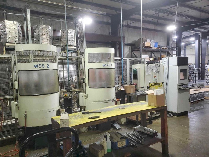 (2) Makino A66E HMC Cell, (1) 2003 &amp; (1) 2005 – Both Full 4th Axis, Pallet size  19.7″ x 19.7″, Pro 3 Control, Auto Pallet Changer, TSC
