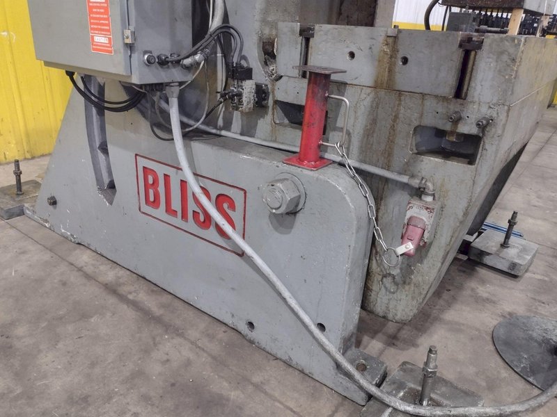 110 TON BLISS OBI MODEL #C-110 FW STAMPING PUNCH PRESS, 6" STROKE : YOBRO #25934