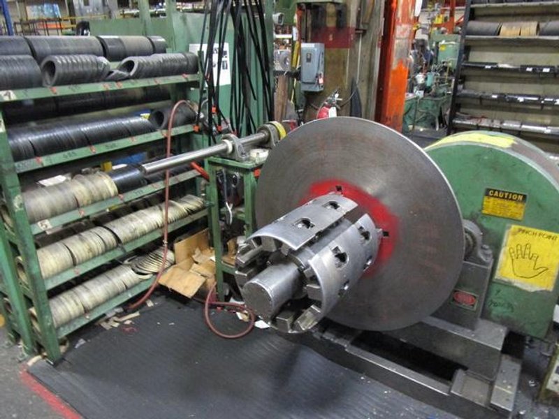 8" x .062" x 2,000# Stanat Design Slitting Line with Banding Line