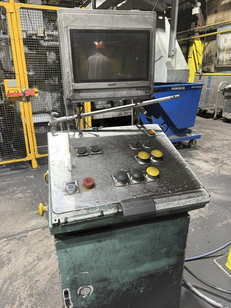 Osborn model 722 RJW semiautomatic molding machine s/n 19799-c with plc controls