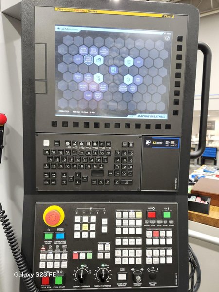 DN Solutions - DNM 5700S CNC Vertical Machining Center,  X 41.3, Y 22.4, Z 18.1 Trvls, 15000 RPM,  40 ATC, HP Coolant, Fanuc Oi-Plus, 20.1/49.6 Hp,  (New 2023)
