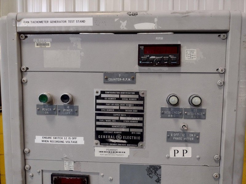 FAN TACHOMETER TEST STAND: STOCK #17329
