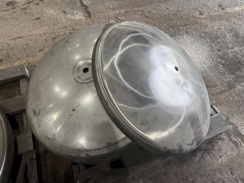 STAINLESS STEEL FLANGED TANK HEADS: STOCK #23191