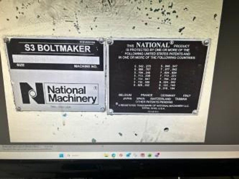 1/2", NATIONAL #S3, HS 4 DIE BOLTMAKER