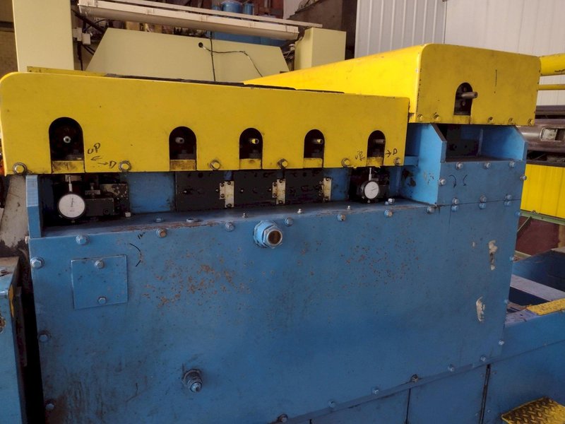 60" x 14 GA X 20,000 LB IOWA PRECISION MODEL #SLR6014-2.5 SLITTING CUT TO LENGTH COIL SLEAR LINE: YOBRO #26015