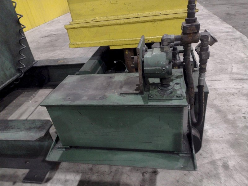 6,000 LBS AMERICAN MODEL #1000 MOTORIZED COIL REEL UNCOILER &amp; COIL CAR: STOCK #21322