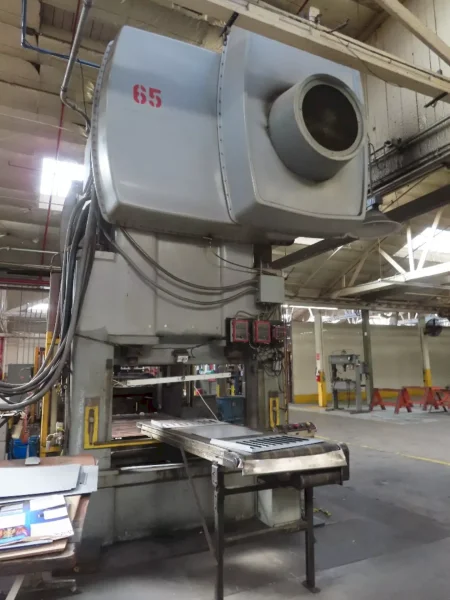 400 TON CLEARING NIAGARA SC2-400-120-60 STRAIGHT SIDE DOUBLE CRANK PRESS(NEW IN 1998) STOCK # 0328626