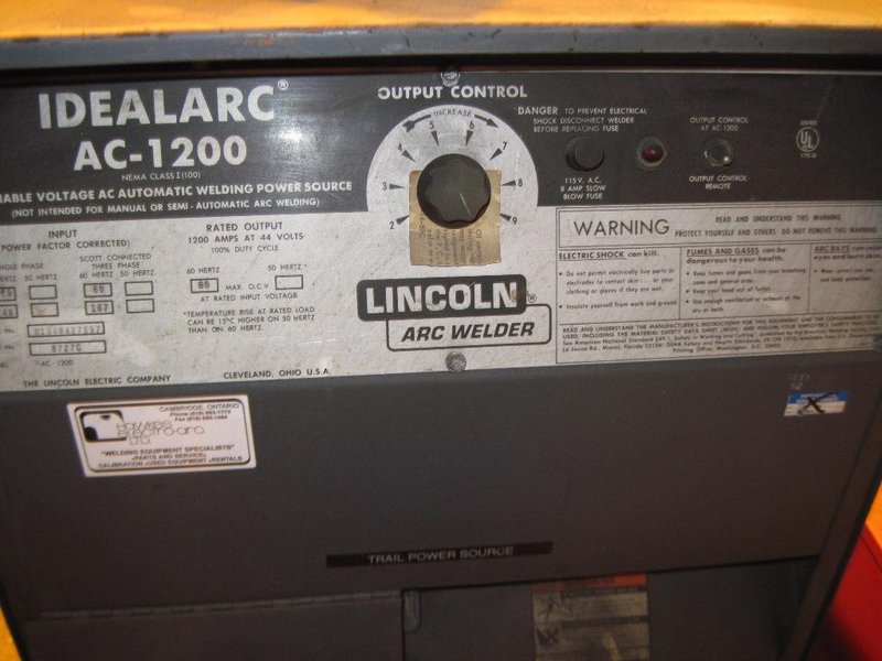 10&#039; X 10&#039; ROBERTS WELDING MANIPULATOR: STOCK #61324