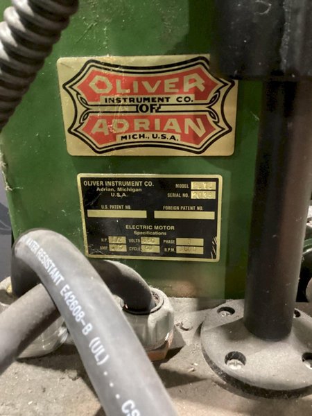 OLIVER P.T. DRILL GRINDER/SHARPENER USED