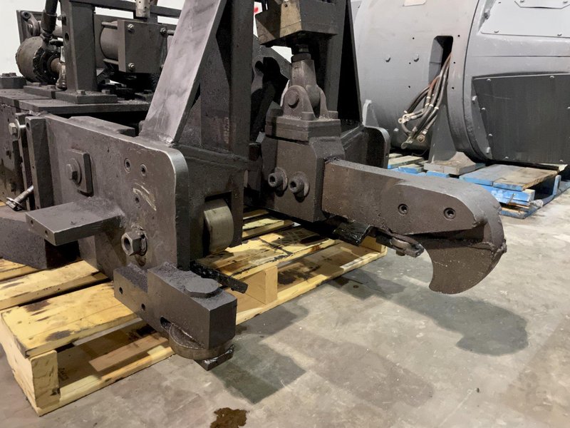50,000 LBS x 38&#039; VAUGHN DOUBLE PULL/ SINGLE CHAIN DRAW BENCH: STOCK #13578