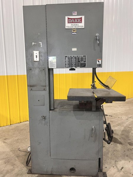 20" DAKE PARMA TRADEMASTER VERTICAL BANDSAW: STOCK #21091