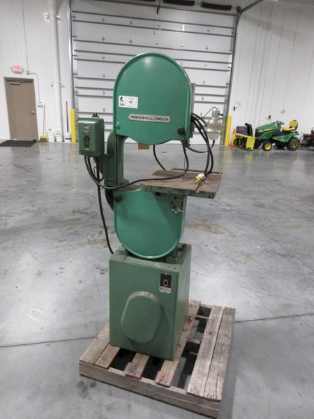 Rockwell/Delta 28-380, 14" Wood and Metal Cutting Vertical Bandsaw- Auction Item