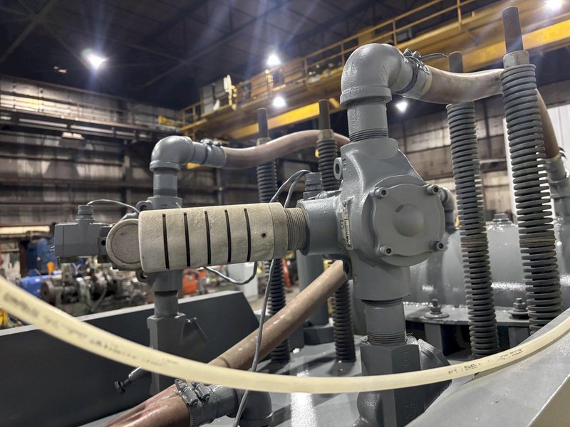 40 TON X 36&quot; X 94&quot; AIRAM 4 POST PNEUMATIC CUTOFF PRESS: STOCK #22485