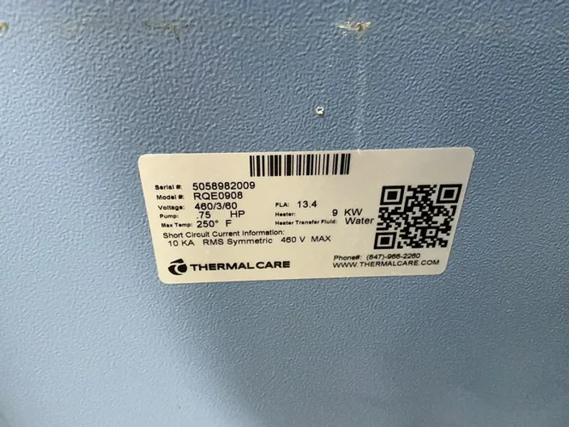 Thermal Care .75 Hp Temperature Control Unit  - Rqe0908