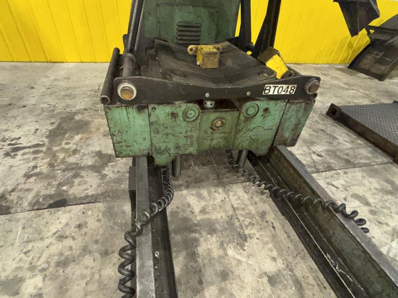 20,000 LBS X 36" LITTELL MOTORIZED COIL REEL UNCOILER &amp; COIL CAR: STOCK #22519