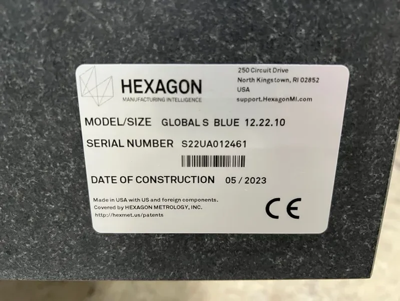 2023 HEXAGON Global S Blue 12.22.10 | Coordinate Measuring Machines