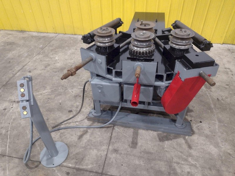 4&quot; WALLACE MODEL #465 4-ROLL TUBE &amp; PIPE ROLLING BENDER MACHINE, WITH TOOLING: STOCK #22764