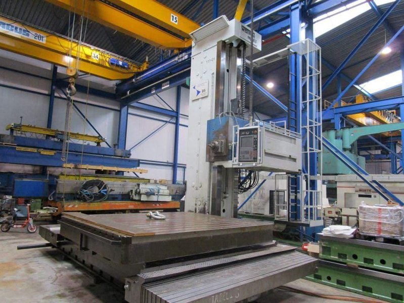 Wotan Rapid 5C CNC Floor Type Horizontal Boring Mill with Square Ram