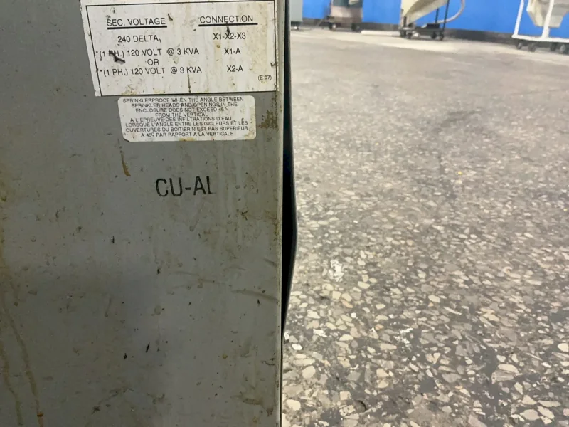 REX POWER MAGNETICS 45 KVA TRANSFORMER  -  BA45HCA/Z