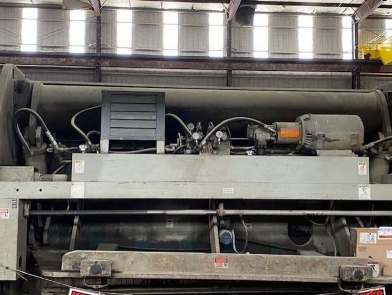 12' X 3/4" ACCURSHEAR 875012 HYDRAULIC PLATE SHEAR. STOCK # 0787924