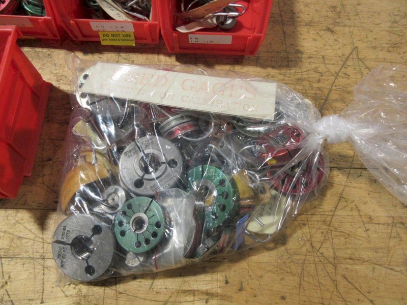 Threaded Ring Guages Go/No-Go from 1/72 - 3/4" - Auction Item