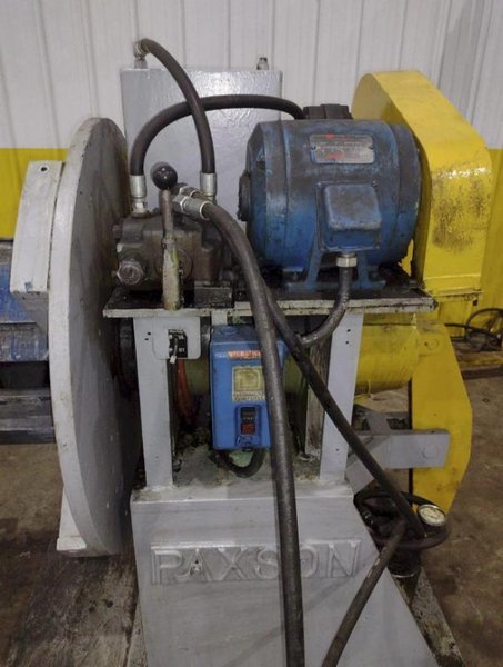 26" PAXSON MOTORIZED COIL REEL UNCOILER. STOCK # 0434826