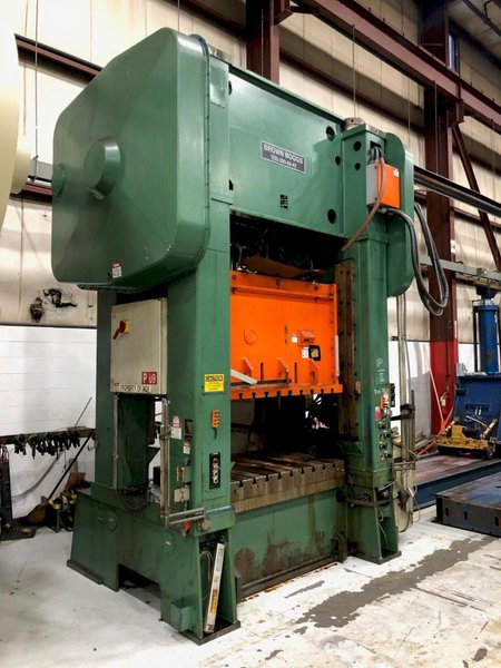 200 ton Brown Boggs SS2-200-60-42 Straight Side Press, New 1993