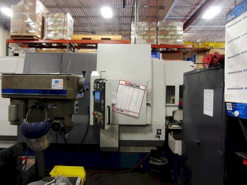 Mori Seiki ZT 2500Y CNC Lathe, 2002 – Twin Turret, Sub Spindle, Chip Conveyor