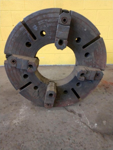 28&quot; SUMMIT 4 JAW WITH 12.5&quot;  HOLLOW SPINDLE LATHE CHUCK: STOCK #12930