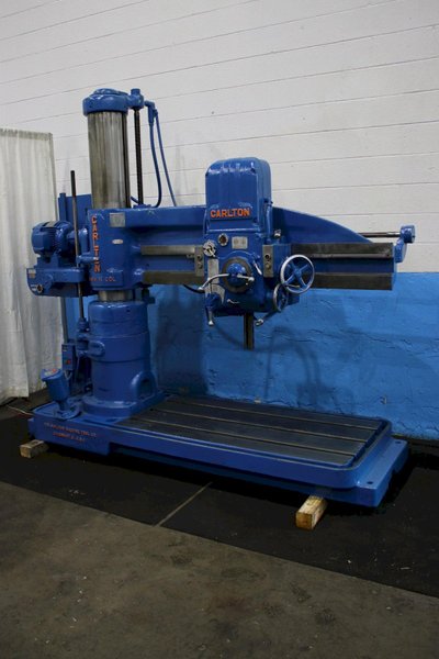5&#039; X 11&quot; CARLTON RADIAL ARM DRILL: STOCK #76152