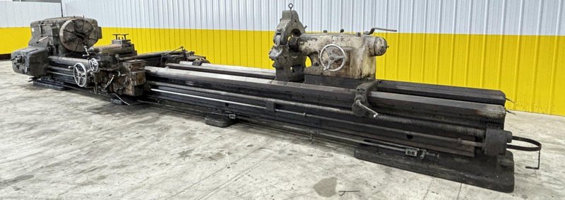 40" X 252" (21') AMERICAN PACEMAKER ENGINE LATHE, 2.75" HOLE: STOCK #20837