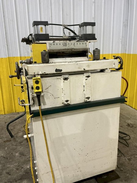 12" WIDE x .156" CHS MODEL #PTS-300-7-12 7 ROLL COIL STRAIGHTER - PULL THROUGH: YOBRO #24163